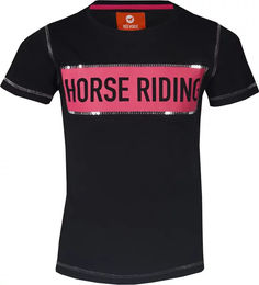 Produktbild von Red Horse T-Shirt für Kinder aus Baumwolle in Rot und Schwarz Größe 10 Jahre