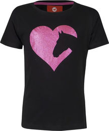Produktbild von Red Horse Toppie T-Shirt für Damen aus Baumwolle Schwarz
