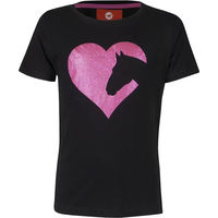 Produktbild von Red Horse Toppie T-Shirt für Damen aus Baumwolle Schwarz