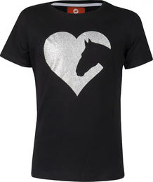Produktbild von Red Horse Toppie T-Shirt für Mädchen aus Baumwolle Schwarz