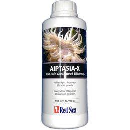 Produktbild von Red Sea Aiptasia-X zur Bekämpfung von Glasrosen im Meerwasser 500ml Nachfüllpackung