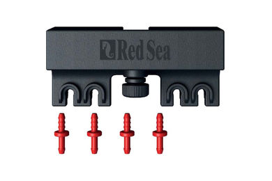 Produktbild von Red Sea ReefDose 4 Schlauchhalterung mit Aufsätzen aus Kunststoff in Schwarz für Meerwasser Aquarien