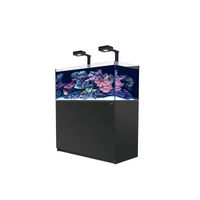 Produktbild von Red Sea REEFER 425 Deluxe G2 Meerwasseraquarium mit Unterschrank Schwarz und 2 x ReefLed 160