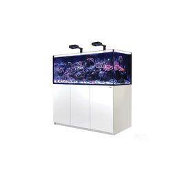 Red Sea REEFER 625 Deluxe Meerwasseraquarium mit Unterschrank Weiß und 2 x ReefLed 160 LED-Aufsatzleuchten – Bild 1 von 2