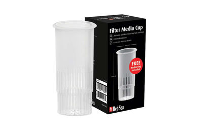 Produktbild von Red Sea Reefer Filter Media Cup für Meerwasser aus Kunststoff transparent