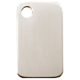 Produktbild von RedDingo Katzenmarke aus Edelstahl personalisierbar Rechteck 13,7x22,2mm S