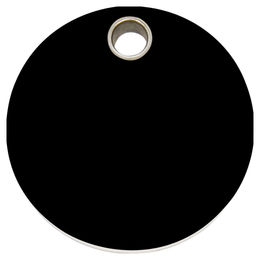 Produktbild von RedDingo Katzenmarke aus Kunststoff in Schwarz mit 20mm für personalisierte Gravur - 7 g