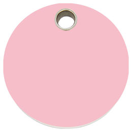 Produktbild von RedDingo Katzenmarke Kreis aus Kunststoff pink 20mm personalisierbar und gravierbar