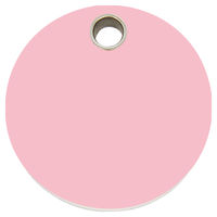 Produktbild von RedDingo Katzenmarke Kreis aus Kunststoff pink 20mm personalisierbar und gravierbar