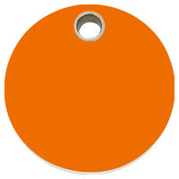 Produktbild von RedDingo Katzenmarke personalisierbar Kunststoff Orange 20mm S