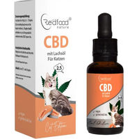 Produktbild von Redfood CBD Öl für Katzen mit Lachsöl - 30 ml