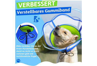 Refined Living Schutzkragen Halskrause für Hunde und Katzen atmungsaktiv und weich zum Leckschutz – Bild 1 von 3