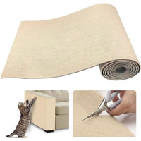 Produktbild von Refined Living Selbstklebende Katzenkratzmatte aus Polyester zum Möbelschutz 40x200cm