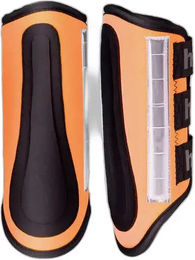 Produktbild von Reflektierende Gamaschen Horze BZeen aus Neopren in Schwarz Orange Größe M