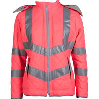 Produktbild von Reflektierende HKM Daunenjacke für Damen und Herren in Rosa Größe L