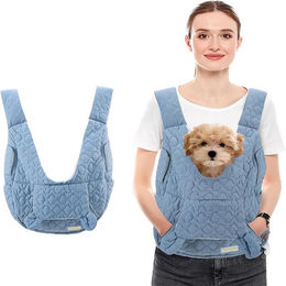 Refttenw Tiertransporttasche Hundetragerucksack aus Polyester für kleine Rassen bis 7 kg – Bild 1 von 5