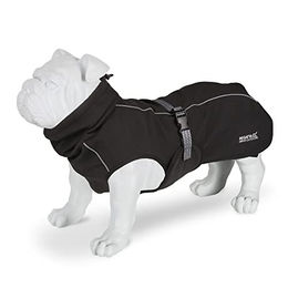 Regatta Hundemantel Softshell mit Fleece-Futter wasserabweisend Grün Gelb XL – Bild 1 von 3