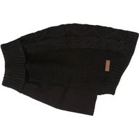 Produktbild von Regatta Hundepullover mit Zopfmuster in Schwarz Größe XL aus Acryl