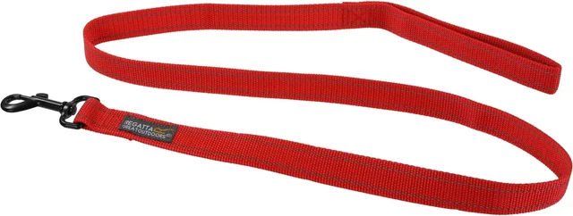 Regatta Reflektierende Hundeleine aus Polyester in Rot mit 120 cm Länge – Bild 1 von 3