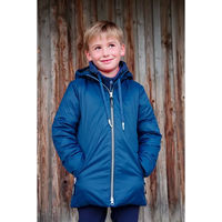 Produktbild von Regenjacke Flags&Cup Lieto für Kinder Blau aus Polyester wasserdicht