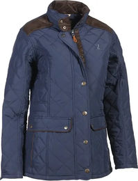 Produktbild von Regenjacke für Damen PERCUSSION Edinburgh Blau Polyester wasserabweisend Größe L