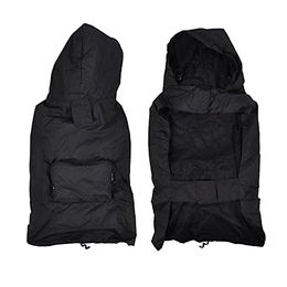 Regenjacke für Hunde mit Kapel und Regenschutz in Schwarz XL waterproof - 1 Stk. – Bild 1 von 1