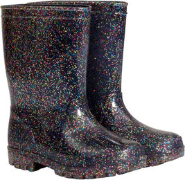 Produktbild von Regenstiefel Equipage Millie Glitter für Mädchen wasserdicht Blau Bunt