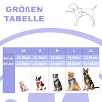 Produktbild von Reichstadt Pets Hundegeschirr No-Pull mit Griff und Reflektoren Blau Größe S