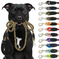 Produktbild von Reichstadt Pets Hundeleine aus Nylon mit EVA-Griff reflektierend Braun 1,5m