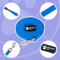 Produktbild von Reichstadt Pets RS Pets Hundeleine aus Biothane wasserabweisend Blau 5m