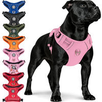 Produktbild von Reichstadt Pets Sicherheitsgeschirr für mittlere Hunde No-Pull mit Griff und Reflektoren Rosa Größe M