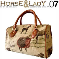 Produktbild von Reisetasche Damen Zaldi Nº05 aus Stoff in Braun Gold Beige
