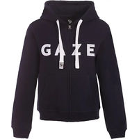 Produktbild von Reit-Hoodie Damen Jamaica Blau Fleece mit Reißverschluss Größe M