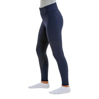 Produktbild von Reit-Tights JUNE Reithose für Damen in Blau aus Nylon ganzjährig nutzbar Größe 34