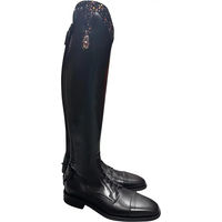 Produktbild von Reiterstiefel Damen Ju & Pa Cornet aus Leder Schwarz Größe 38