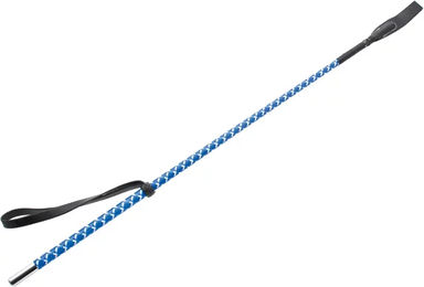 Produktbild von Reitgerte mit metallischer Spitze aus Leder von Umbria Equitazione