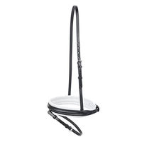 Produktbild von Reithalfter COMFORT-ENGLISCH aus Leder für Vollblut in Schwarz oder Weiß