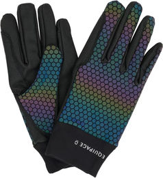 Produktbild von Reithandschuhe Damen Equipage Saline Winter Kunstleder Schwarz