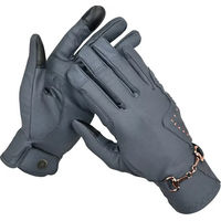 Produktbild von Reithandschuhe Damen Horsenjoy Crystal Bit Grau Polyester Größe S