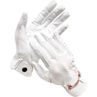 Produktbild von Reithandschuhe Damen Horsenjoy Crystal Bit Weiß Polyester Größe L