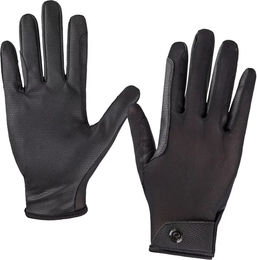 Produktbild von Reithandschuhe Damen QHP Solares Sommer Polyester Schwarz XL