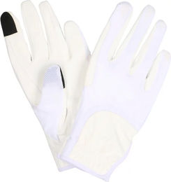 Produktbild von Reithandschuhe Equipage Kenji aus Kunstleder für Sommer Reiten Unisex Weiß XS