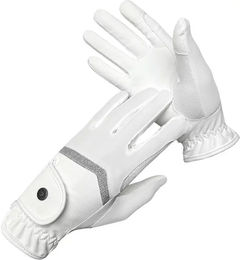 Produktbild von Reithandschuhe Horsenjoy Thalia Unisex aus Kunstleder Weiß Größe XS