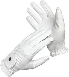 Produktbild von Reithandschuhe Horsenjoy Vera Unisex aus Kunstleder Weiß Größe M