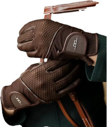 Reithandschuhe Horseware Alessandro Albanese Unisex aus Kunstleder Braun Größe 8 – Bild 1 von 1