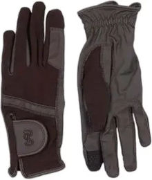 Produktbild von Reithandschuhe PS of Sweden aus Kunstleder Unisex Schwarz Braun Größe 6,5