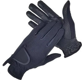 Produktbild von Reithandschuhe York Bianka für Damen aus Silikon in Schwarz Größe M