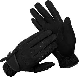 Produktbild von Reithandschuhe York Dakota für Herren aus Kunstleder in Schwarz Größe L