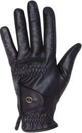 Produktbild von Reithandschuhe York Georgia Unisex aus Kunstleder Schwarz Größe S