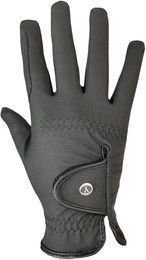 Produktbild von Reithandschuhe York Monti aus Kunstleder Schwarz Unisex Größe M